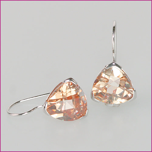 925 Silber Ohrhänger mit Zirkonia