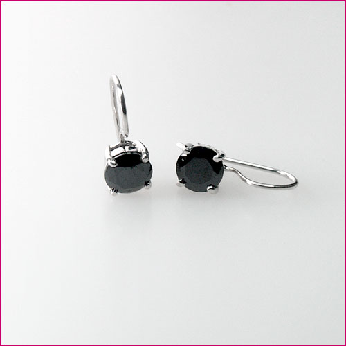 925 Silber Ohrhänger mit Zirkonia