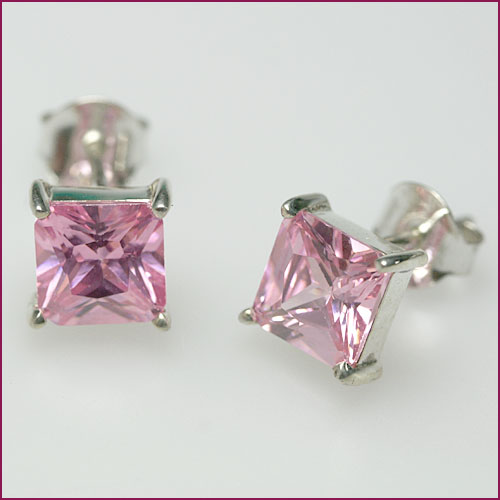 925 Silber Ohrstecker mit Zirkonia