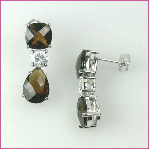 929 Silber Ohrstecker mit Zirkonia