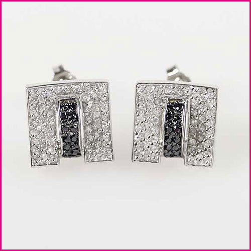 925 Silber Ohrstecker mit Zirkonia