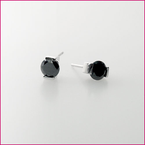 925 Silber Ohrstecker mit Zirkonia