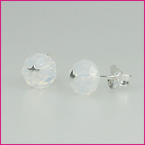 925 Silber Ohrstecker mit Swarovski