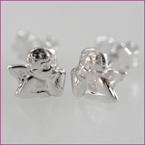 925 Silber Ohrstecker Raffael-Engel
