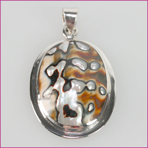 925 Silber Anhänger mit Kauri‑Muschel