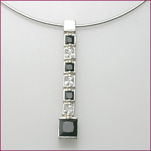 925 Silber Anhänger mit Zirkonia