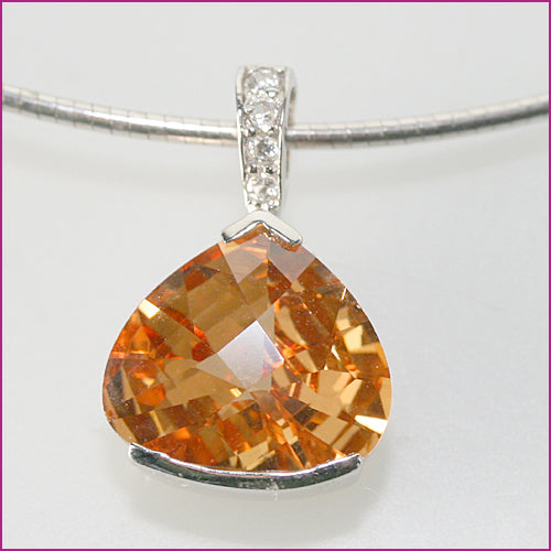 925 Silber Anhänger mit Zirkonia