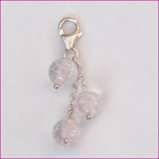 Charm Anhänger mit Murano-Glaskugeln