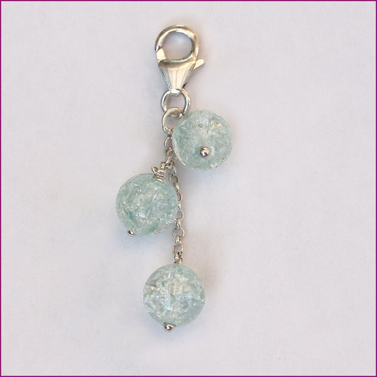Charm Anhänger mit Murano-Glaskugeln
