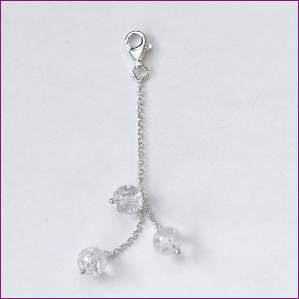 Charm Anhänger mit Murano-Glaskugeln