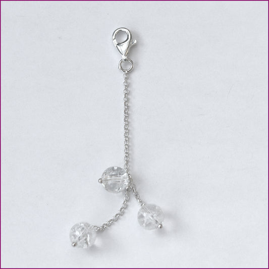 Charm Anhänger mit Murano-Glaskugeln