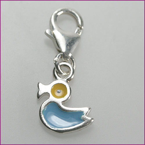 925 Silber Anhänger mit Entchenmotiv